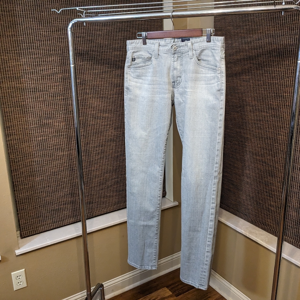 AG Adriano Goldschied - The Graduate - Tailored Leg Gray Pant- 31x34 MADE IN USA - Picture 2 of 16